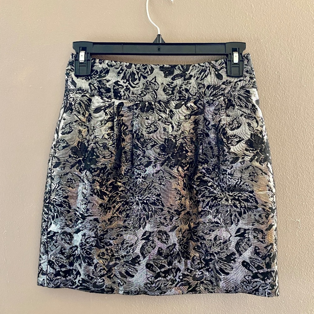 Urban Outfitters Metallic Mini Skirt